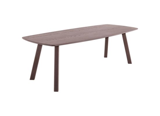 Eettafel Tabiro Deens ovaal bruin 240x100cm
