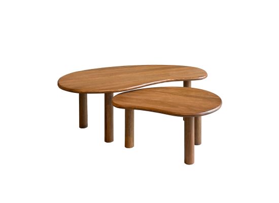 Salontafelset Nubira mangohout naturel