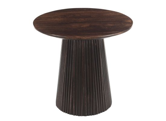 Bijzettafel Salvatora mangohout walnut