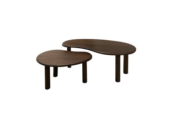 Salontafelset Nubira mangohout bruin
