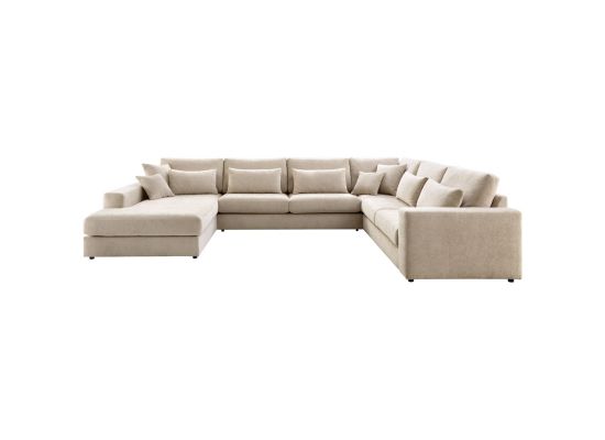 Hoekbank Rovella beige rechts