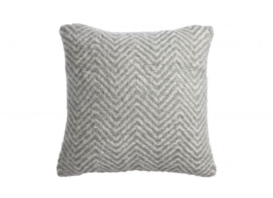 KA Herringbone cushion Grey 40x40