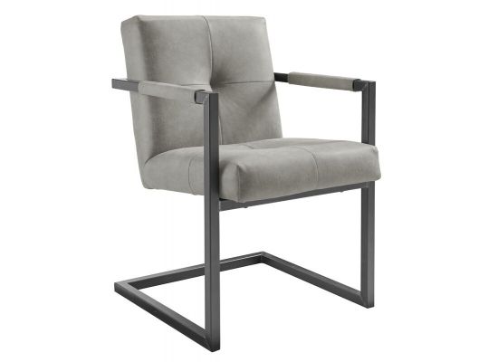 armstoel contiro met vierkant grey