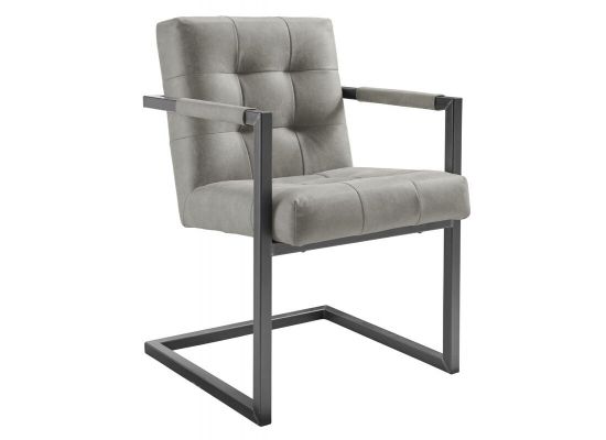 armstoel contiro met carre grey