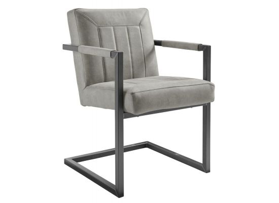 armstoel contiro met enveloppe grey