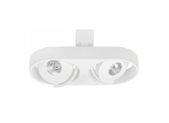 Spot Futuro LED (2X5W) Balk Mat Wit