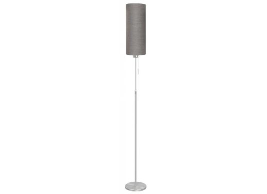 Vloerlamp Corona Zwart metaal inclusief kap linnen creme