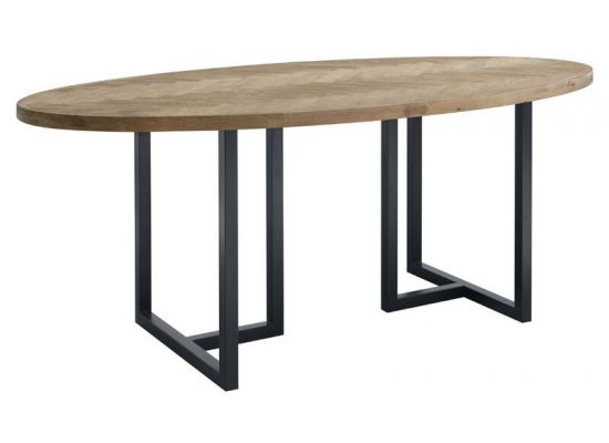 Eettafel Veneta 200x100 cm eiken fineer naturel