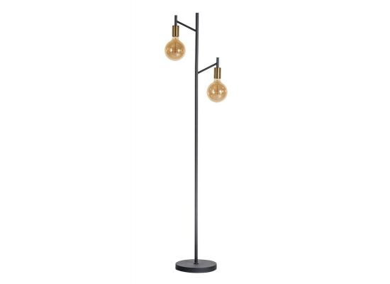 Tarro vloerlamp zwart metaal