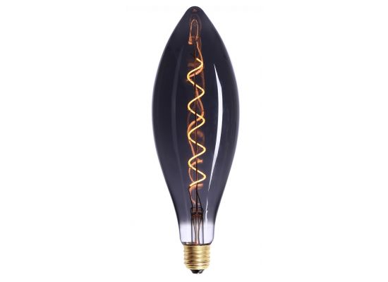 E27 LED filamentlamp XXL - 4W dimbaar - smoke