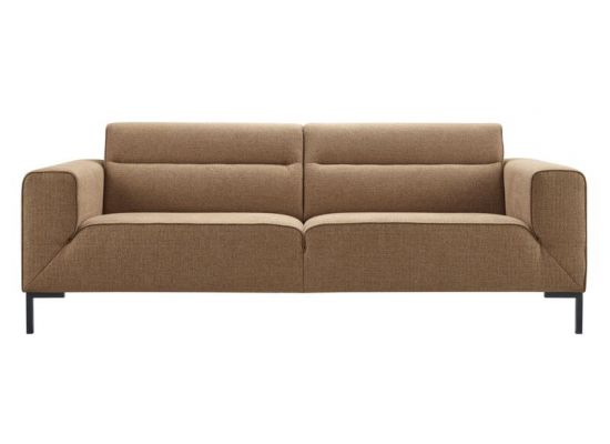 3-Zitsbank Ampara cognac bonell+HR zitting