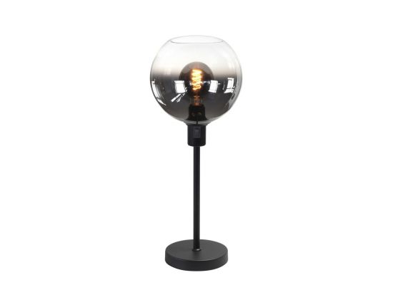 Tafellamp met smoke/helder glas en een dimmer