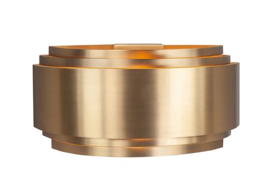 Scudo Wandlamp 1 lichts 20 cm Messing