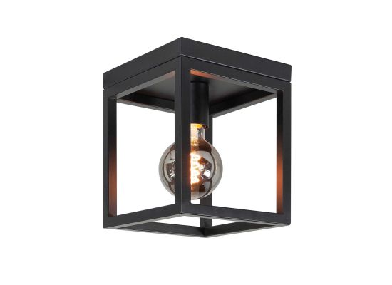 Plafondlamp Fragola B 20 cm H 25 cm zwart