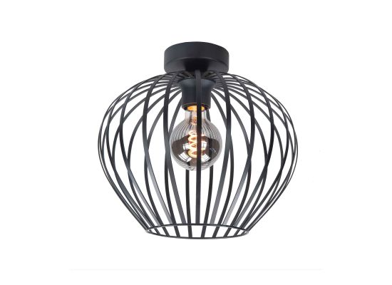 Plafondlamp Mela Ø 30 cm zwart