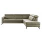 Hoekbank Rigas groen bonell
