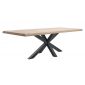 Eettafel Gardo boomstam eikenhout 240x98cm