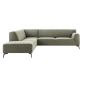 Hoekbank Lorani groen bonell+HR zitting