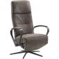 Relaxfauteuil Dock 5 M bruin microleder