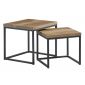 Salontafel set Forti bruin