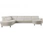 Hoekbank Rigas beige groen memory foam HR zitting