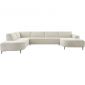 Hoekbank Carolina memory HR zitting beige
