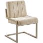 Eetkamerstoel Contiro banen beige