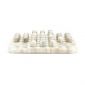 Bordspel Solitaire marmer beige
