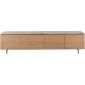 TV-meubel Stonara large houtstructuur marmer